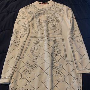 Long sleeve mini dress